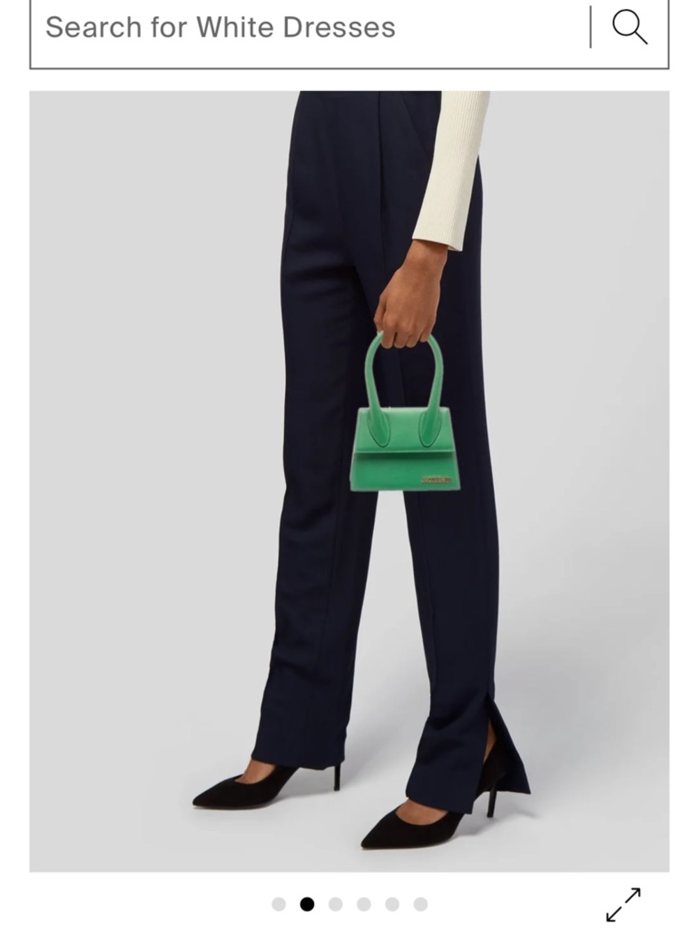 Jacquemus Emerald Green Mini Leather Top-Handle Bag ✨ - Picture 2 of 10